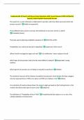Fundamentals of Search and Rescue Exam Questions with Correct Answers 100&percnt; Verified By  Experts&vert; Latest Update Guaranteed Success
