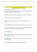 Fundamentals of Search and Rescue Exam Questions with Correct Answers 100&percnt; Verified By  Experts&vert; Latest Update Guaranteed Success 