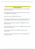 Search and Rescue Exam Questions with Correct Answers 100&percnt; Verified By Experts&vert; Latest  Update Guaranteed Success 