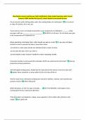 New Mexico Search and Rescue Field Certification Study Guide Questions with Correct  Answers 100&percnt; Verified By Experts&vert; Latest Update Guaranteed Success 