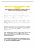 SGE lifeguarding study guide Exam Questions with Correct Answers&vert; Latest  Update Graded A&plus; 