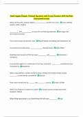 Small Engines Chapter 1 Review Questions with Correct Answers 100&percnt; Verified&vert;  Guaranteed Success 