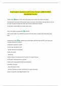 Small engines Questions with Correct Answers 100&percnt; Verified&vert;  Guaranteed Success