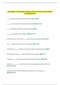 Small Engines - Cooling System Questions with Correct Answers 100&percnt; Verified&vert;  Guaranteed Success 