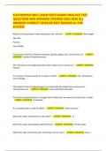 ELECTROLYSIS IBEC&plus;LASER STATE BOARD PRACTICE TEST QUESTIONS AND ANSWERS UPDATED 2025-2026 ALL ANSWERS CORRECT DETAILED BEST GRADED A&plus; FOR SUCCESS 