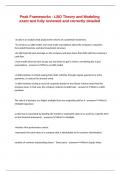 Peak Frameworks - LBO Theory and Modeling exam test fully reviewed and correctly detailed
