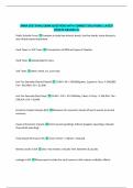 SPMA 2P27 FINAL EXAM QUESTIONS WITH CORRECT SOLUTIONS&vert; LATEST  UPDATE GRADED A&plus; 