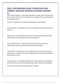 LEGL 2700 ROESSING EXAM 4 QUESTIONS AND CORRECT DETAILED ANSWERS &vert;ALREADY GRADED A&plus;