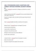 LEGL 2700 ROESSING EXAM 2 QUESTIONS AND CORRECT DETAILED ANSWERS &vert;ALREADY GRADED A&plus;