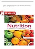 Test Bank for Nutrition&colon; Concepts and Controversies&comma; 16th Edition&comma; Frances Sizer&comma; Ellie Whitney&comma; Leonard Pich&eacute;&comma; ISBN-10&colon; 0357727614&comma; ISBN- 13&colon; 0357727614