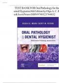 Test Bank For Oral Pathology for the Dental Hygienist 8th Edition by Olga A&period; C&period; Ibsen&vert;&vert;ISBN 978-0323764032&vert;&vert;All Chapters&vert;&vert;Complete Guide A&plus;