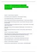 COMEDY DEFENSIVE DRIVING SCHOOL EXAM QUESTIONS AND ANSWERS