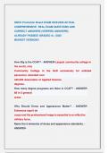 SNCO Promotion Board EXAM 2025&sol;2026 ACTUAL  COMPREHENSIVE  REAL EXAM QUESTIONS AND                    CORRECT ANSWERS &lpar;VERIFIED ANSWERS&rpar;                               ALREADY PASSED&excl; GRADED A&plus; &sol;2025                                         NEWEST VERSION&excl;&excl;