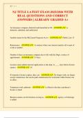 NJ TITLE LATEST EXAM 2025&sol;2026 WITH  REAL QUESTIONS AND CORRECT  ANSWERS &vert; ALREADY GRADED A&plus;