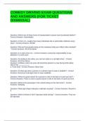 COMEDY DRIVING EXAM QUESTIONS AND ANSWERS &lpar;FOR TICKET DISMISSAL&rpar;