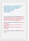Tennessee Boating Safety Education Certificate Full Test   EXAM 2025&sol;2026 ACTUAL  COMPREHENSIVE REAL                        EXAM QUESTIONS AND CORRECT ANSWERS                      &lpar;VERIFIED  ANSWERS&rpar; ALREADY                                                