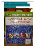 Test Bank&colon; Pharmacotherapeutics for Advanced Practice Nurse Prescribers 4th Edition Fourth Edition by Teri Moser Woo&comma; Marylou V Robinson&vert;&vert; ISBN&colon;9780803645813 &vert;&vert; Chapter 1-52&vert; All Chapters&vert; Newest Edition 2025 Instant Pdf Download