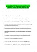 THE HUMAN BODY IN HEALTH AND ILLNESS CHAPTER 4 CELL METABOLISM&vert;QUESTIONS AND 100&percnt; CORRECT ANSWERS&vert;2025&sol;2026