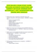 CDCR MAJOR 2 EXAM STUDY GUIDE  2025&sol;2026 ACCURATE QUESTIONS AND  CORRECT DETAILED ANSWERS WITH  RATIONALES &vert;&vert; 100&percnt; GUARANTEED PASS  <BRAND NEW VERSION> 