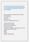 WGU D196 Pre-Assessment 2025&sol;2026 ACTUAL COMPLETE  REAL TESTING EXAM QUESTIONS AND VERIFIED ANSWERS  &sol;100&percnt; CORRECT&lpar;MULTIPLE CHOICES&rpar; &vert;&vert;A&plus; GRADED &vert; 2025  NEWEST VERSION&excl;&excl; 