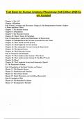 Test Bank for Human Anatomy Physiology 2nd Edition 2025 Exam Updated
