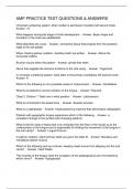AMP PRACTICE TEST QUESTIONS & ANSWERS