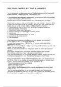 AMP FINAL EXAM QUESTIONS & ANSWERS