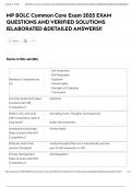 MP BOLC Common Core Exam 2025 EXAM QUESTIONS AND VERIFIED SOLUTIONS &vert;ELABORATED &DETAILED ANSWERS&excl;&excl;