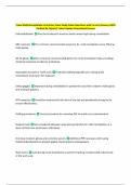 Texas Mold Remediation Contractor Exam Study Guide Questions with Correct Answers 100&percnt;  Verified By Experts&vert; Latest Update Guaranteed Success