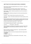 AMP PRACTICE EXAM QUESTIONS & ANSWERS