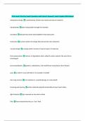 TSFA Level 1 Practice Exam&vert; Questions with Correct Answers&vert; Latest Update 100&percnt; Solved 