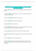 TSFA Floral Certification Vocabulary Exam&vert; Questions with Correct Answers&vert;  Latest Update 100&percnt; Solved 
