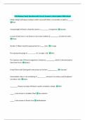 TSFA Review Floral&vert; Questions with Correct Answers&vert; Latest Update 100&percnt; Solved 
