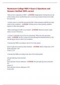 Rasmussen College MDC 4 Exam 2 Questions and  Answers Verified 100&percnt; correct 