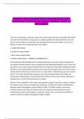 Community Health Nursing NCLEX Questions Exam Latest  Update 2025&vert; Questions And Correct Answers &vert; Grade A &vert;  100&percnt; Correct