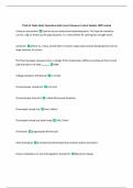 TSSA G2 Study Quiz&vert; Questions with Correct Answers&vert; Latest Update 100&percnt; Solved