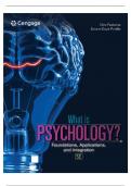 &lbrack; TESTBANK &rsqb; for What is Psychology Foundations&comma; Applications&comma; and Integration &comma; 5th Edition Ellen E&period; Pastorino - Instant Download TESTBANK