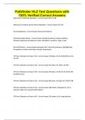 Pathfinder HLZ Test Questions with 100&percnt; Verified Correct Answers