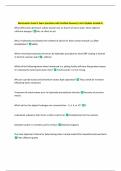Wastewater Grade 4 Exam Questions with Verified Answers&vert; Latest Update Graded A&plus; 