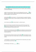WGU HUMANITIES C100 Questions with Complete Solutions 100&percnt; Solved&vert; Grade A&plus; 