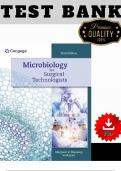 Test Bank for Microbiology for Surgical Technologists 3rd Edition  by Margaret Rodriguez &vert; 2025 version &vert; ALL chapters &vert; 
