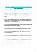 WGU - C173 Scripting and Programming Questions with Complete Solutions  100&percnt; Solved&vert; Grade A&plus; 