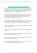 Wgu C181 Questions with Complete Solutions 100&percnt; Solved&vert; Grade A&plus; 