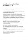 Gold Coast School Real Estate Questions Ch&period;1-19 LPC NEWEST 2025&sol;2026 ACTUAL EXAM COMPLETE QUESTIONS AND CORRECT DETAILED ANSWERS &lpar;VERIFIED ANSWERS&rpar; &vert;ALREADY GRADED A&plus;&vert;&vert;BRAND NEW&excl;&excl;
