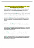 WGU D753 - Behavioral Intervention Strategies and Applied Behavior Analysis&vert; Questions  with Verified Answers&vert; Latest Update Graded A&plus; 