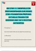 ISO 27001 C&period;1 BESIPIELE F&Uuml;R PR&Uuml;FUNGSFRAGEN ZUR ISO&sol;IEC 27001-FOUNDATION-PR&Uuml;FUNG&colon; AKTUELLE FRAGEN F&Uuml;R 2025&sol;2026 UND 100 &percnt; RICHTIGE ANTWORTEN