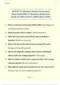 WGU D775 &vert; Business Finance Assessment  Study Guide PART 2 &vert; Questions & Answers&vert;  Grade A&vert; 100&percnt; Correct &vert; &lpar;NEW 2025&sol; 2026&rpar;  