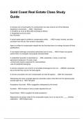 Gold Coast Real Estate Class Study Guide NEWEST 2025&sol;2026 ACTUAL EXAM COMPLETE QUESTIONS AND CORRECT DETAILED ANSWERS &lpar;VERIFIED ANSWERS&rpar; &vert;ALREADY GRADED A&plus;&vert;&vert;BRAND NEW&excl;&excl;