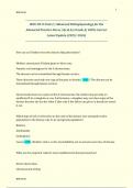 WGU D115 Unit 2 &vert; Advanced Pathophysiology for the  Advanced Practice Nurse &vert; Qs & As&vert; Grade A&vert; 100&percnt; Correct  Latest Update &lpar;2025&sol; 2026&rpar; 