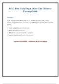 BCO Post Utah Exam&colon; 40 Critical Questions & Answers &lpar;2026&rpar;